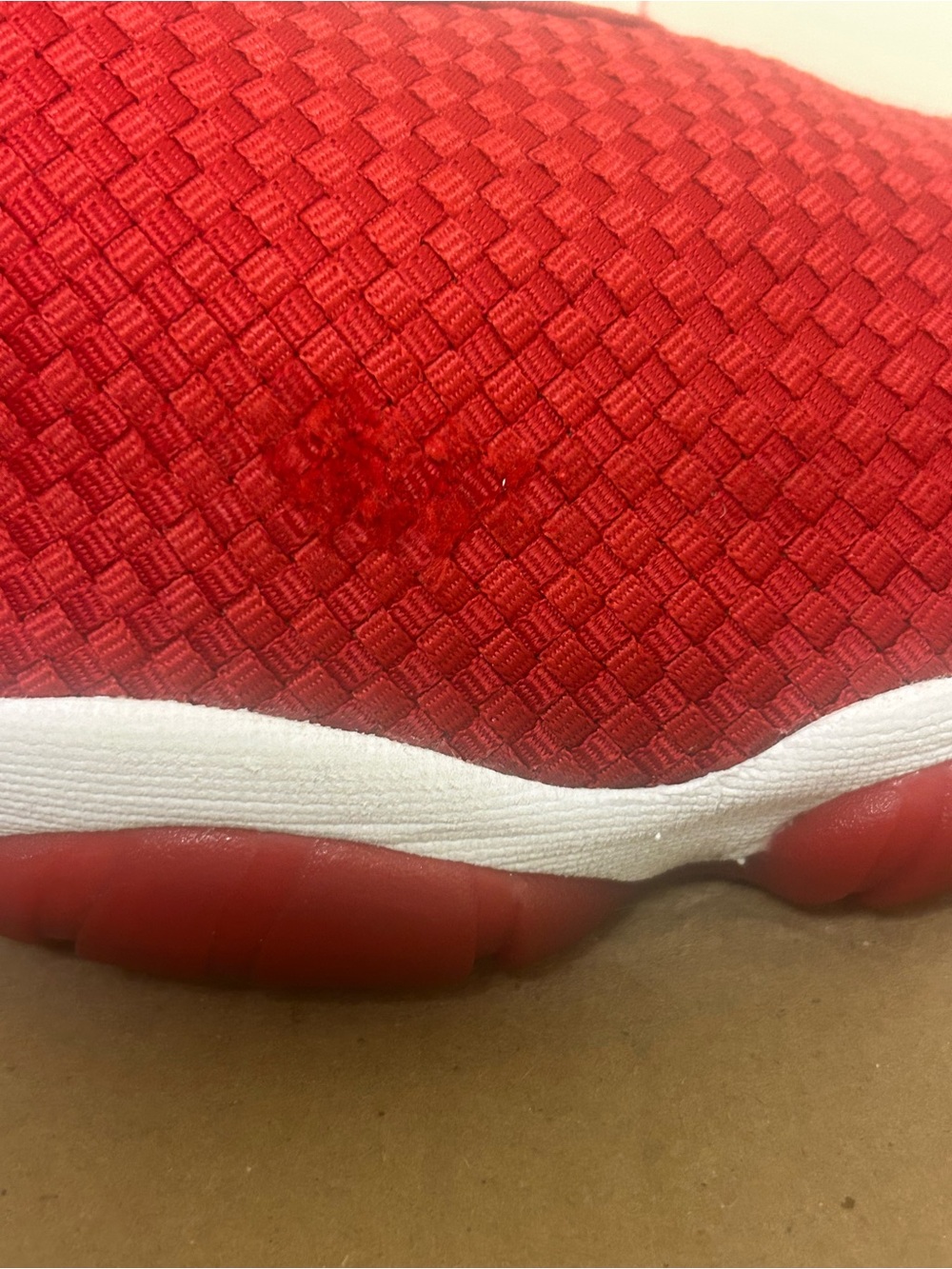 Air Jordan Gym Red Woven Future Sneakers - Picture 10 of 10